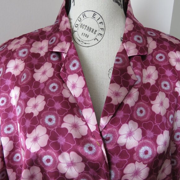 Jessica Lingerie Button Up Night Shirt ¾ Length - Picture 3 of 7